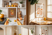 35 Kitchen Frames Mockup PSD Bundle, a Mockup by MockupShopi (Thumbnail 5 of 9)