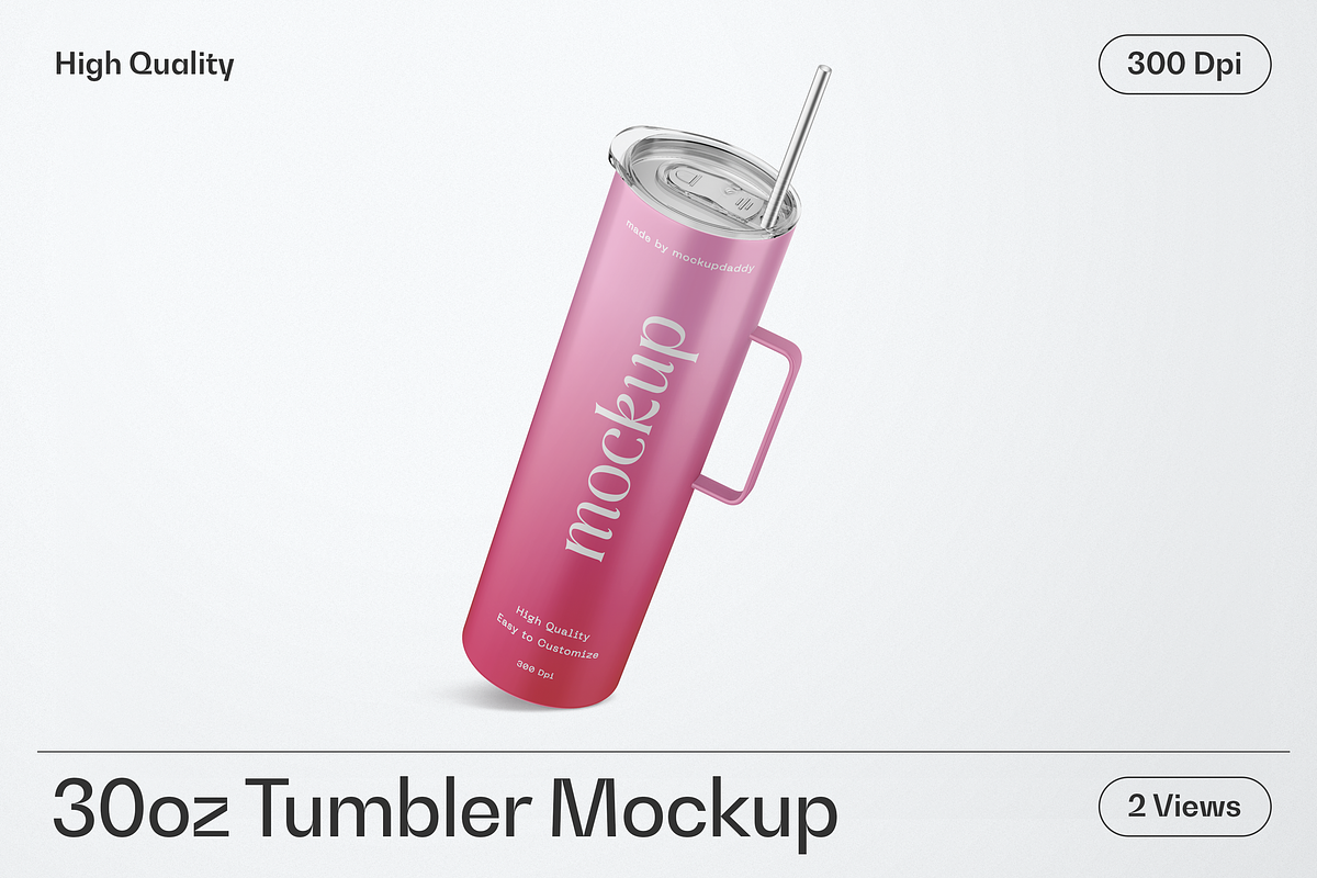 30oz Tumbler Mockup, a Mockup by Mockupdaddy (Photo 2 of 11)