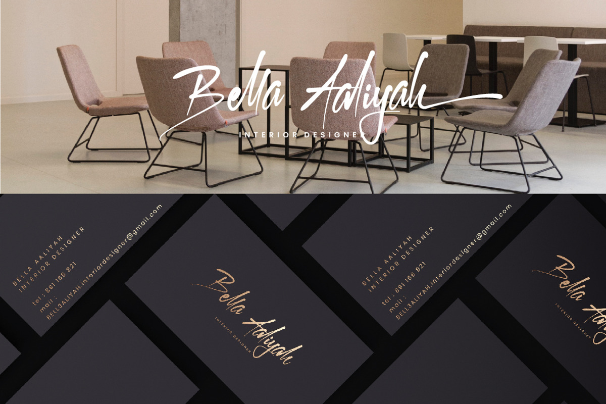 Kallem - Script Font, a Script Font by zelow type (Photo 7 of 14)