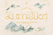 Lumistica Script Display Typeface, a Script Font by Nouric Design (Thumbnail 1 of 10)