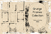 Grunge Frames Collection., an Object Graphic by TaPilipa (Thumbnail 1 of 6)