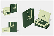 Luxury Box Mockup, a Packaging Mockup by Unerispace (Thumbnail 1 of 5)