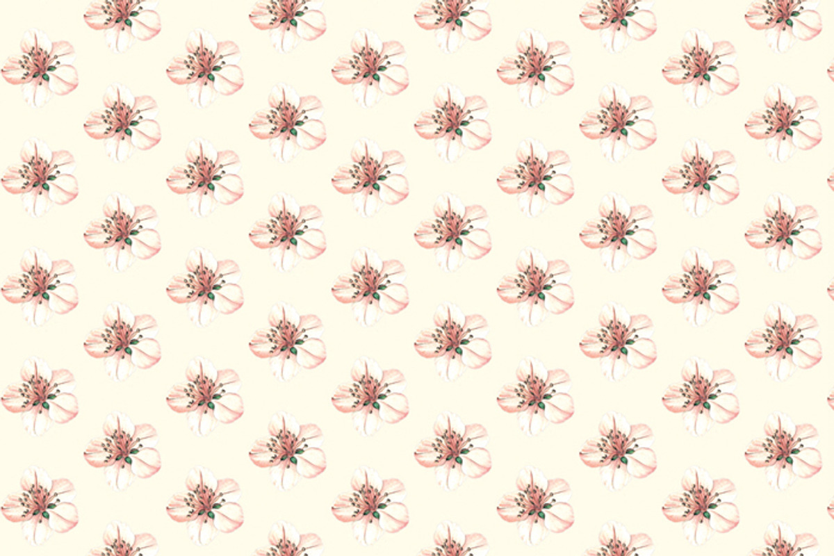 Botanical garden pattern - Almond, a Pattern Graphic by Klipa Illustrations (Photo 3 of 7)