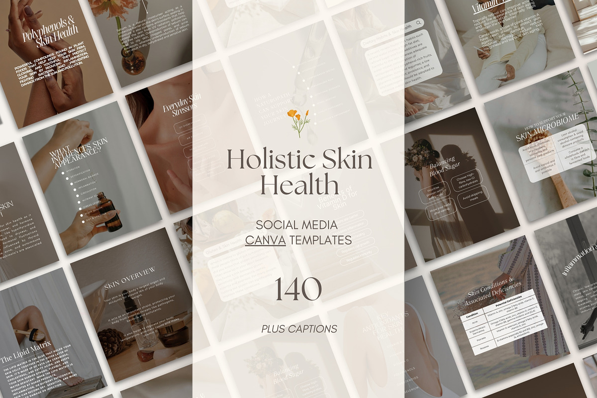 Skin Aesthetic Instagram Posts Canva preview 2