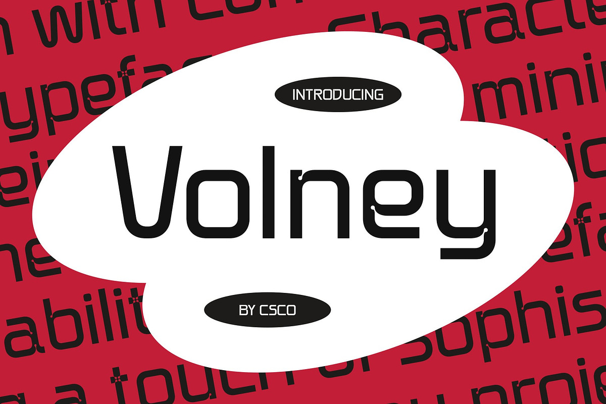 Volney – Inktrap Font, a Sans Serif Font by Craft Supply Co. (Photo 1 of 8)