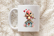 Whimsical Valentine Birdhouse Clipar, an Illustration by OK Design (Thumbnail 5 of 6)