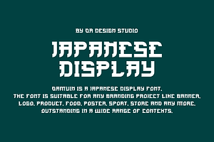 Qamuin - Japanese Typeface Font