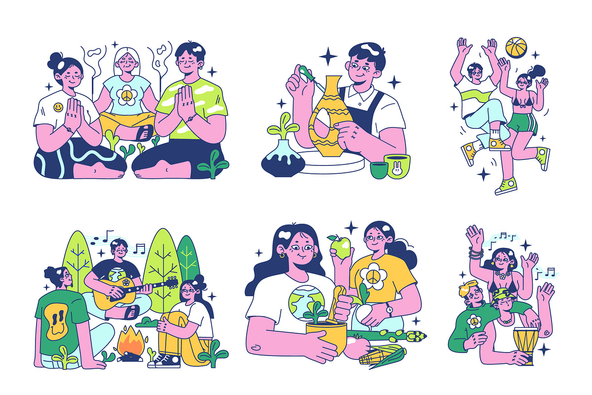 Retreat Camp, a Healthcare Illustration by inspiring.team (Photo 2 of 3)
