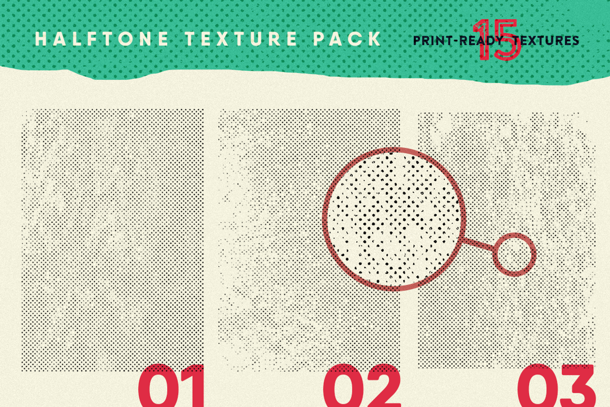 Halftone Texture Pack, a Texture Graphic by Petr Knoll (Photo 2 of 5)