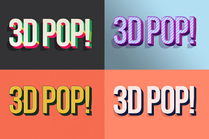 3D POP! Photoshop Effects Vol. 2