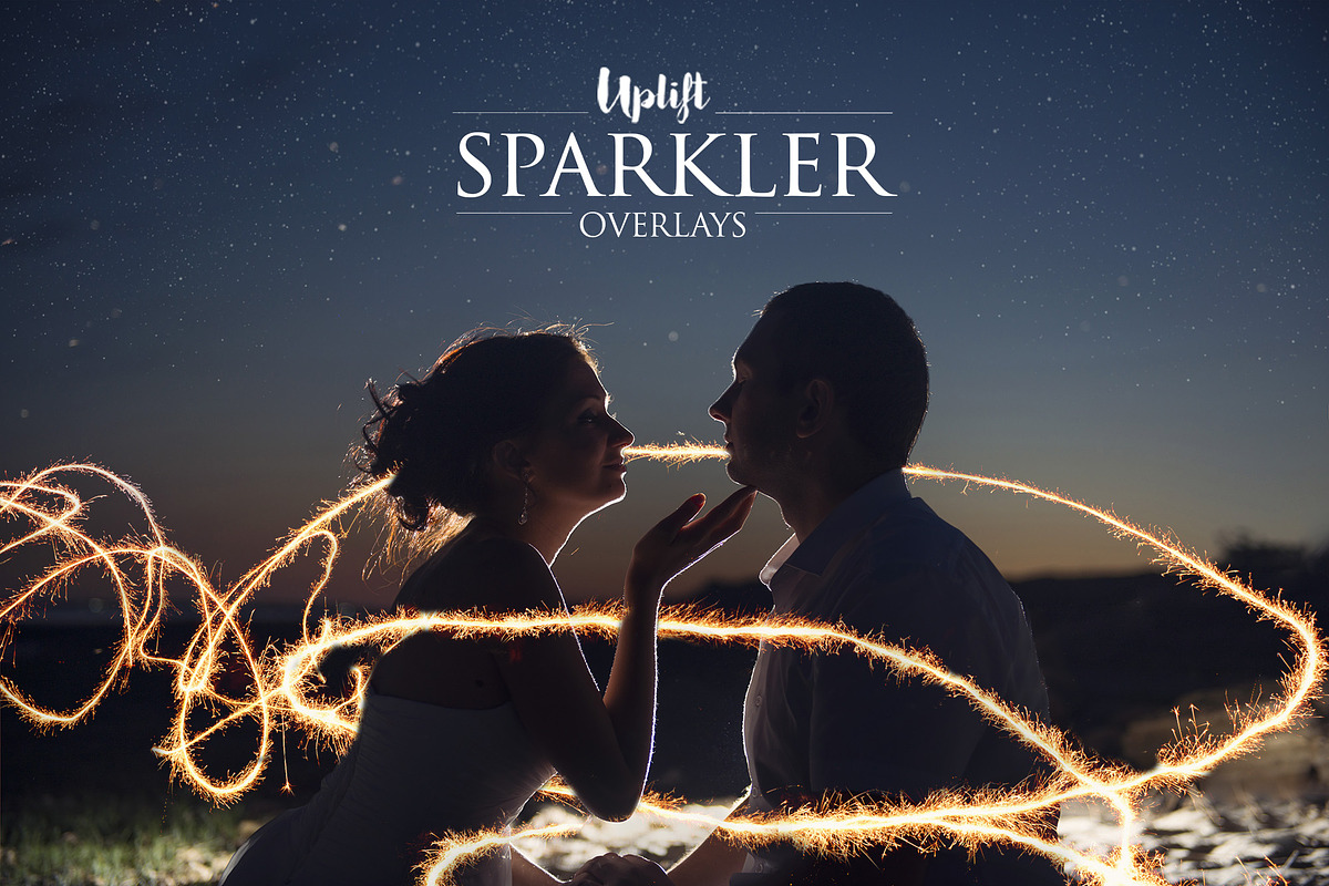 SALE! 160 Sparkler Overlays