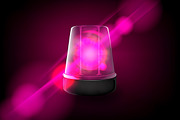 Police beacon set. Flashing siren, a Healthcare Illustration by George Rod (Thumbnail 4 of 4)