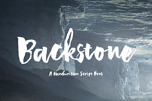 Backstone - A Handwritten Script Fon