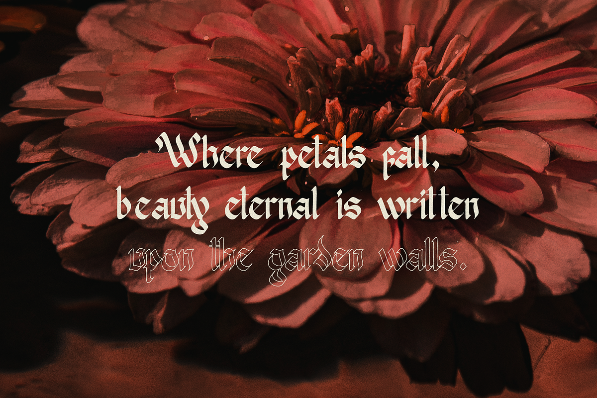 Nowdart | Blackletter Typeface, a Font by Denustudios (Photo 4 of 12)