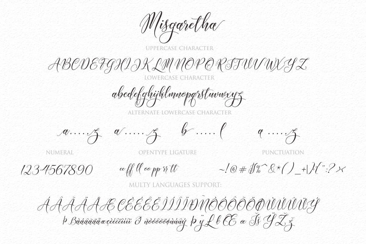 Misgaretha, a Script Font by Byuly Ayika (Photo 10 of 10)