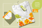 NASTURTIUM flowers-WatercolorClipart, an Illustration by watercolorwild.graphics (Thumbnail 6 of 7)
