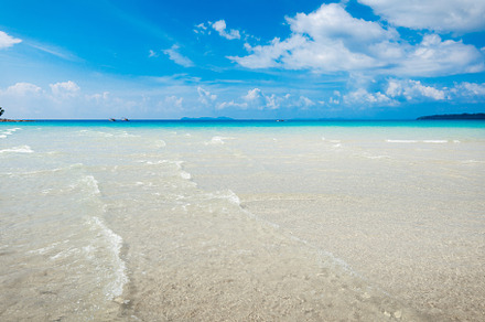 Clear water at the beach on a tropical island,Crystal clear turq, a Nature Photo by Art Rachen
