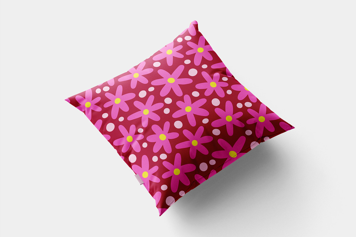 Groowy flowers, seamless pattern set, a Pattern Graphic by Good Studio (Photo 8 of 12)