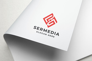Serial Media Letter S Logo
