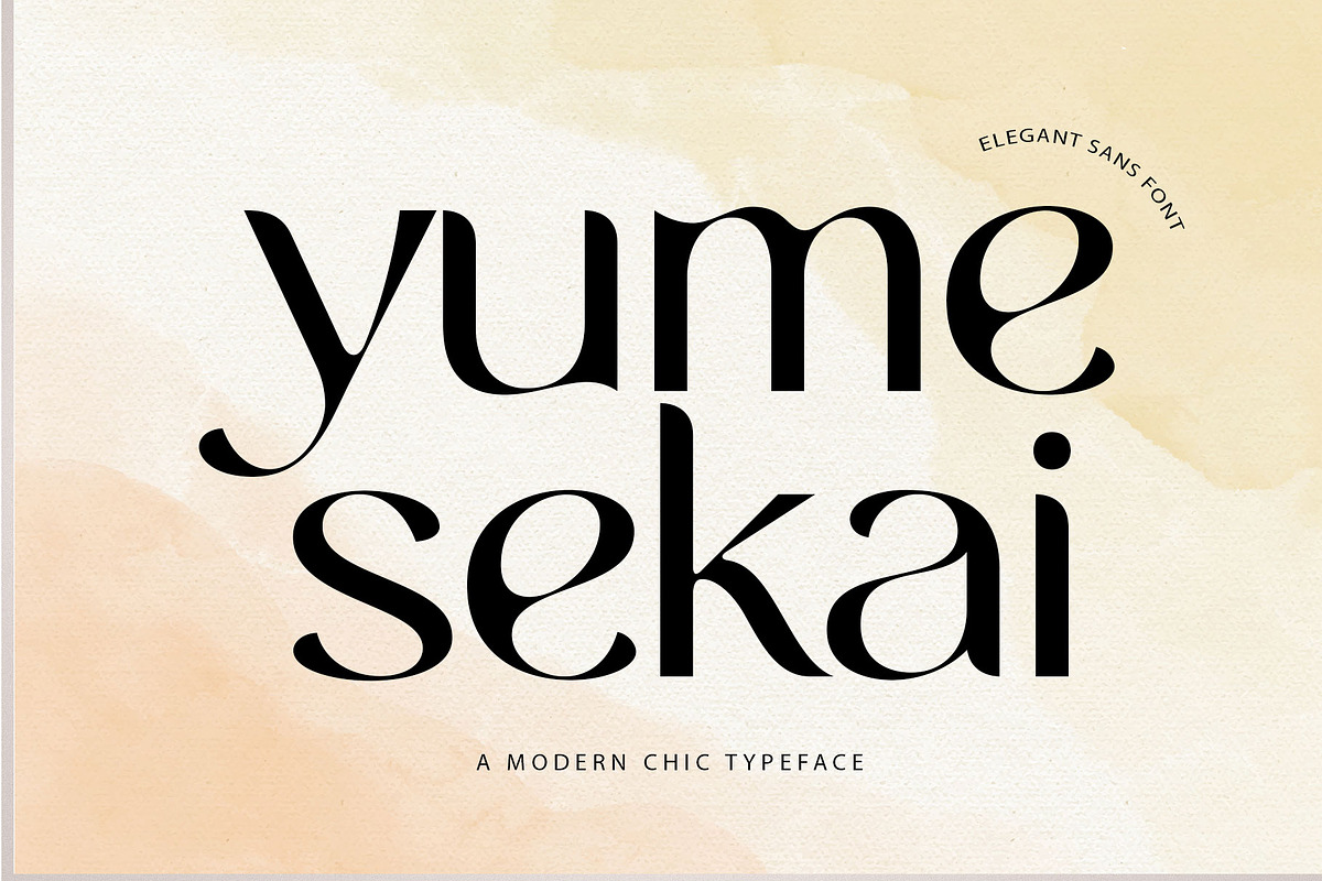 Yumesekai Typeface, a Sans Serif Font by INKSUN™ (Photo 1 of 11)