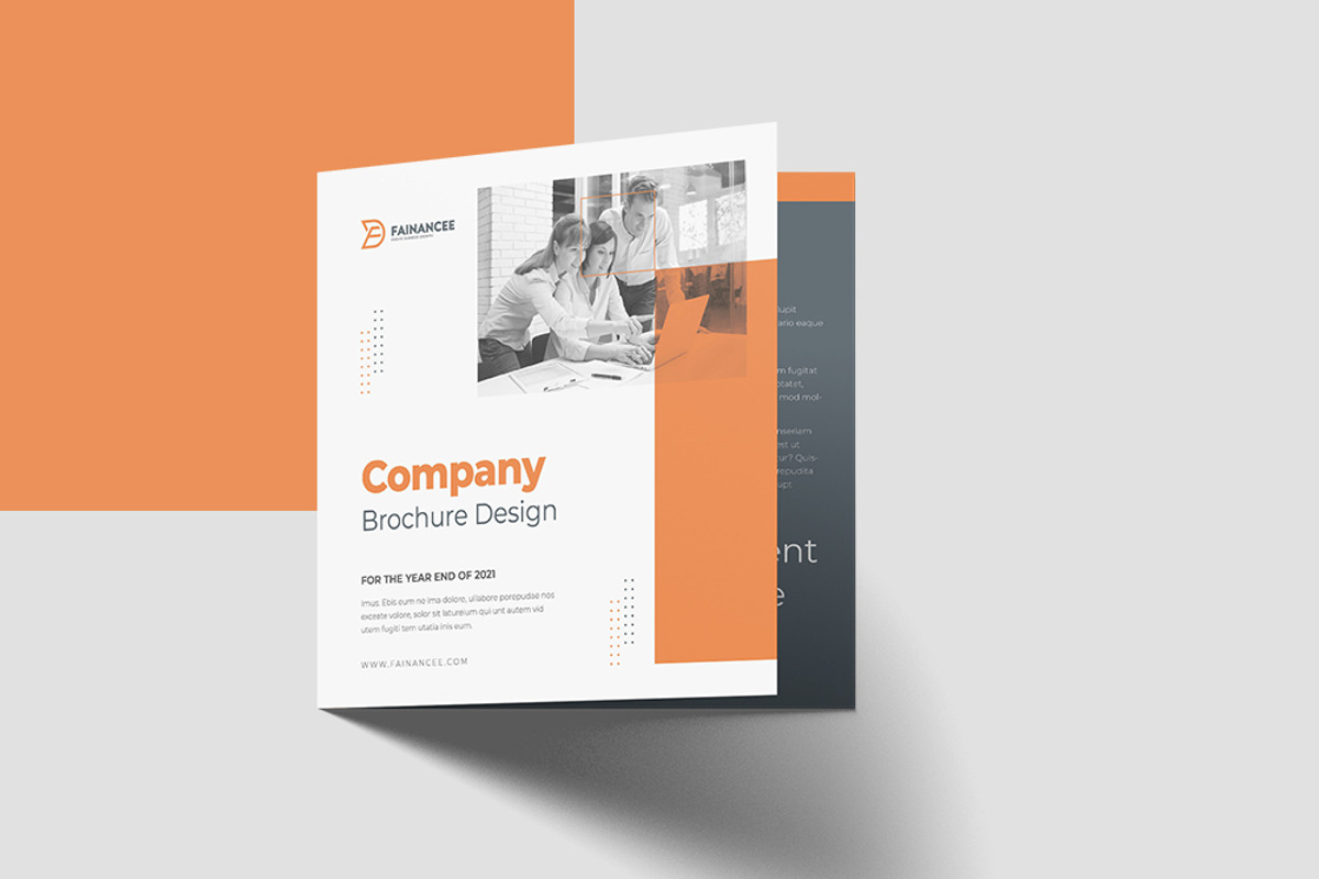 Square Tri-fold Brochure, a Brochure Template by astutedesign11 (Photo 2 of 8)