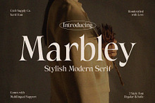 Marbley - Stylish Modern Serif