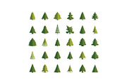 Christmas Tree Icons | Fir Tree Icon, a Duotone Icon by Plaid4You (Thumbnail 5 of 5)