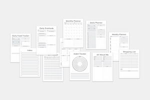 InDesign Planner Bundle Pack Vol.25