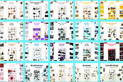 450 Instagram Puzzle Templates, a Social Media Template by ResumeFabs (Thumbnail 4 of 4)