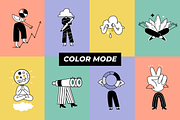 Friendly Data-Hand drawn vectors, a Technology Illustration by Tanukis (Thumbnail 2 of 11)
