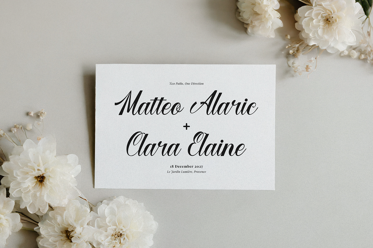 Larfioda | Elegant Script Font, a Script Font by gracetype_studio (Photo 9 of 12)