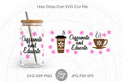 Teacher can glass SVG cut files, a Pattern Graphic by Artisan Craft (Thumbnail 4 of 7)