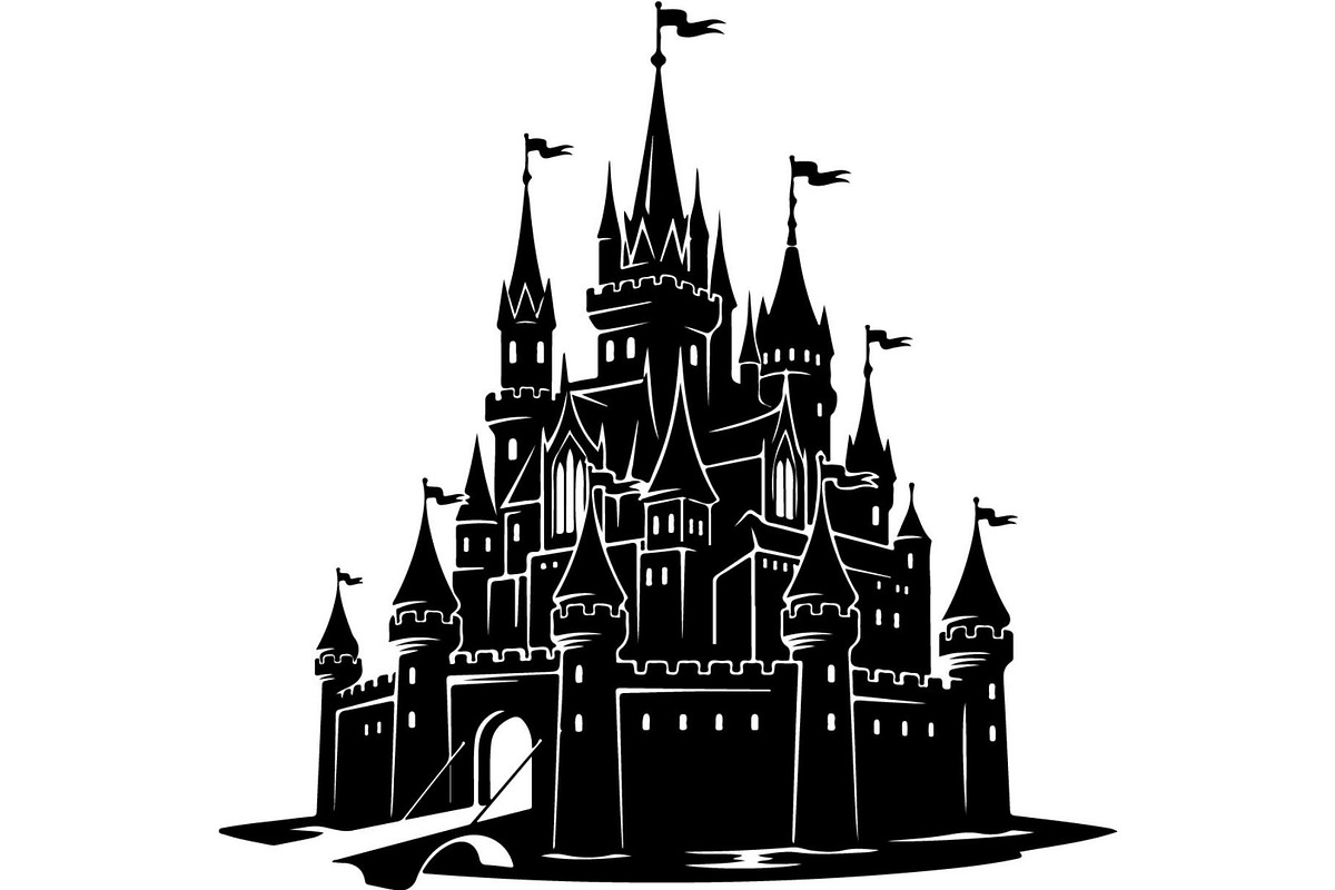 Fantasy Castle Silhouette, an Object Graphic by Creativeshirt (Photo 7 of 20)