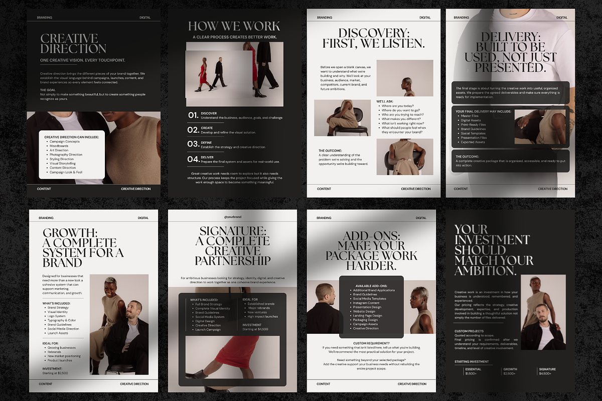 Creative Services Pricing Guide, a Marketing Template by ShowUp! Studio (Photo 3 of 7)