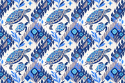 A set of seamless turtles patterns, a Pattern Graphic by Designs by Helen Trupak (Thumbnail 1 of 4)