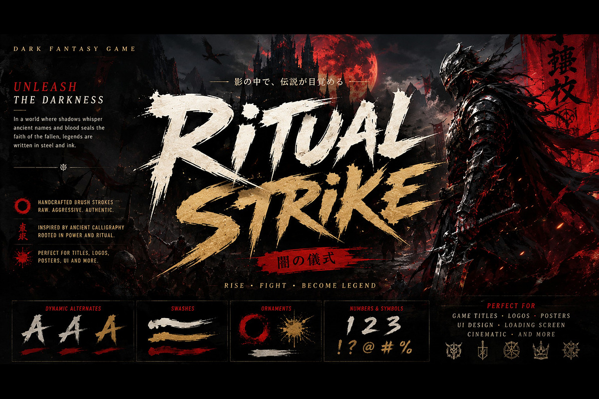 Ritual Strike, a Script Font by Art StoreID (Photo 10 of 11)
