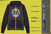 Zip-Up Hoodie Merch Mockup, a Merchandise Mockup by Brent Galloway (Thumbnail 5 of 5)