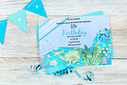 Oceanic Wonders Watercolor Clipart, an Animal Illustration by K&M Design Studio (Thumbnail 4 of 7)