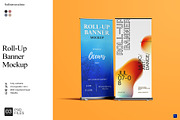 Roll-Up Banner Mockup, a Product Mockup by Sweetdady (Thumbnail 1 of 5)