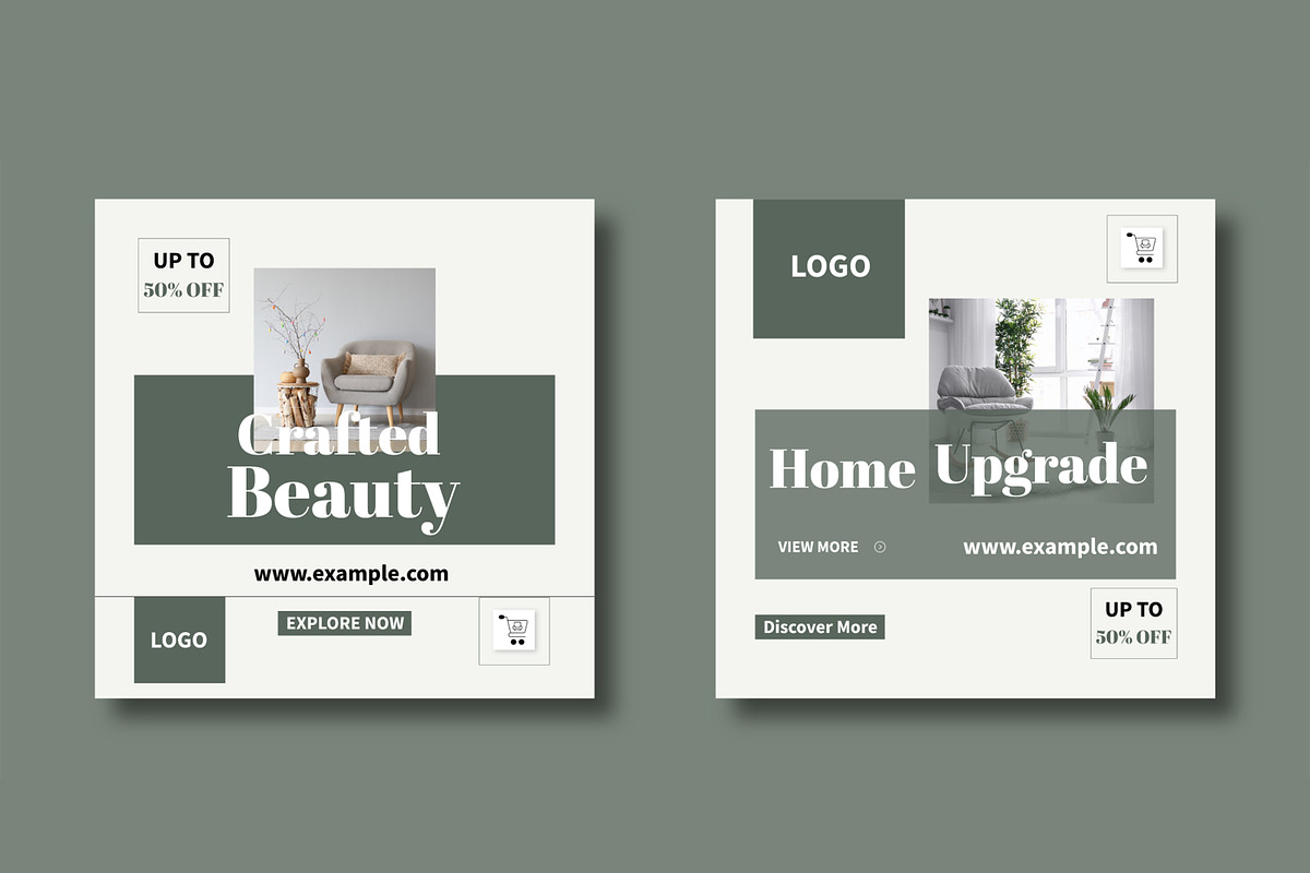 Modern Furniture Social Media Banner preview 5