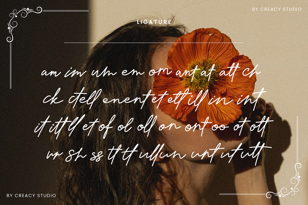 Couture – Luxurious Handwritten, a Script Font by Creacy Studio (Photo 4 of 10)