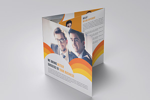 Square Tri-Fold Brochure Template
