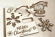 Laser Cut Christmas Cards DIY Craft, an Object Illustration by Bubert Art (Thumbnail 4 of 6)