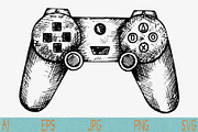 game controller svg vector png eps, an Icon by FileVectorSVG (Thumbnail 3 of 4)