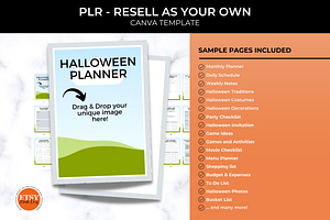 PLR Halloween Planner For Resellers