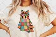 Patchwork Ghost PNG, an Illustration by Craft Nest (Thumbnail 6 of 6)