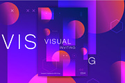 Abstract Memphis poster 04. Art., a Decorative Illustration by KENO Mascots (Thumbnail 2 of 3)