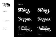 Leftis, a Script Font by Naksatra (Thumbnail 11 of 14)
