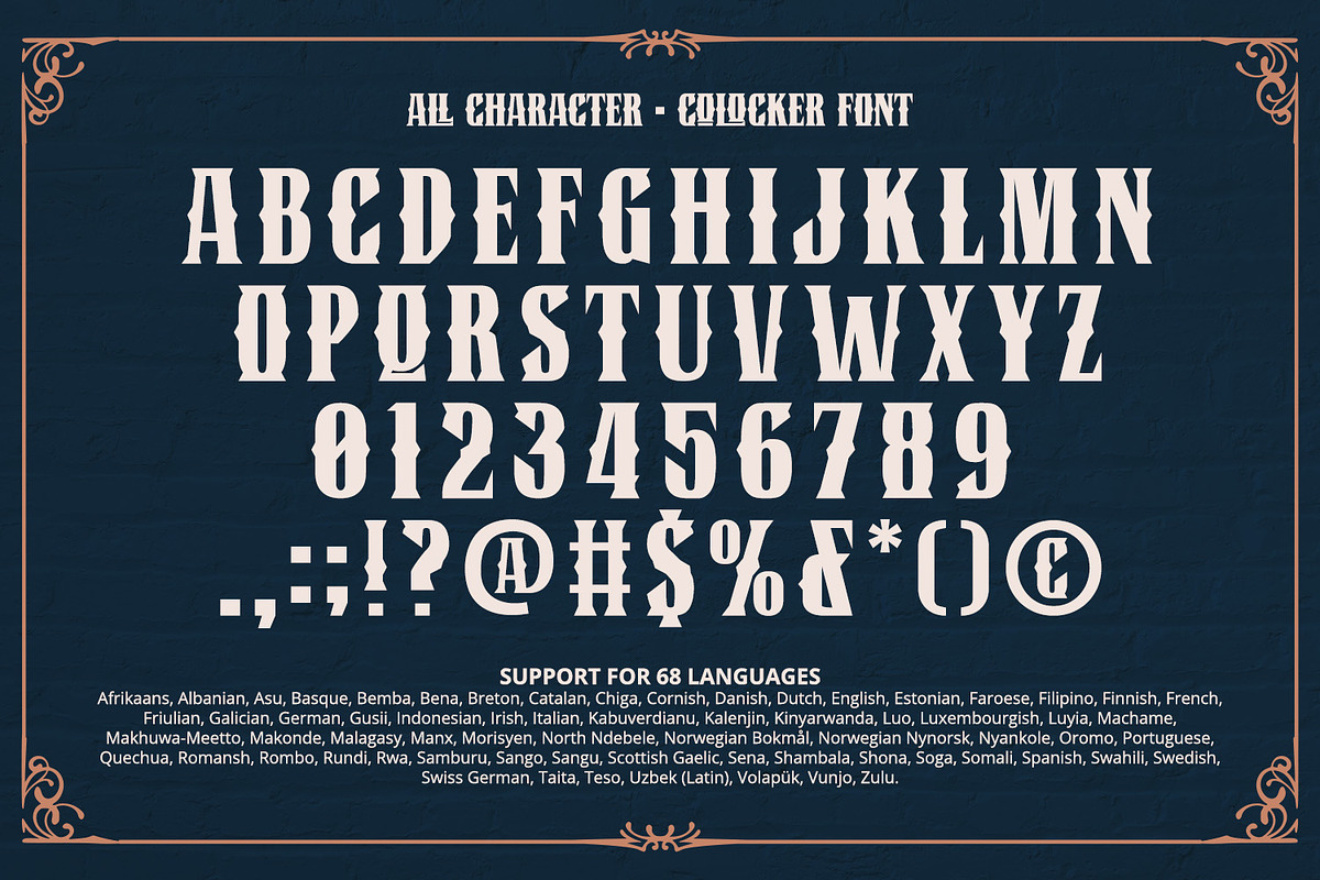Colocker, a Symbol Font by Vintage Division (Photo 12 of 15)