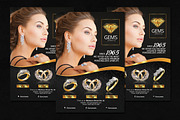 Black & Gold Jewelry Flyer, a Flyer Template by designerds (Thumbnail 2 of 3)